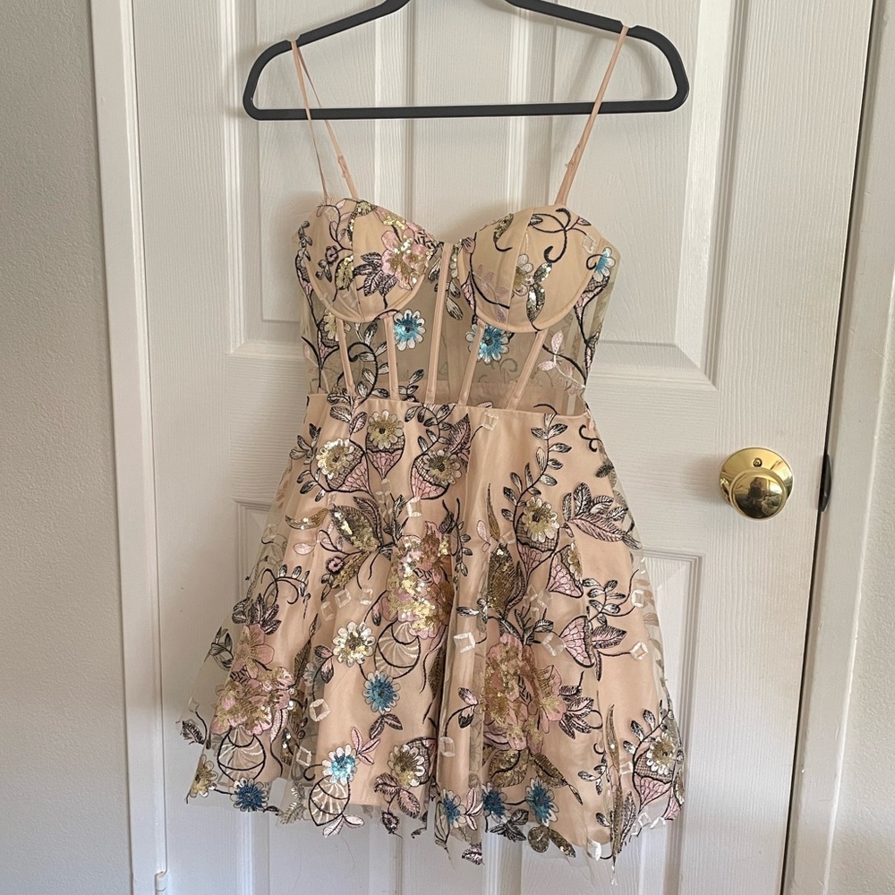 B. Darlin | Detailed Sequin Dress